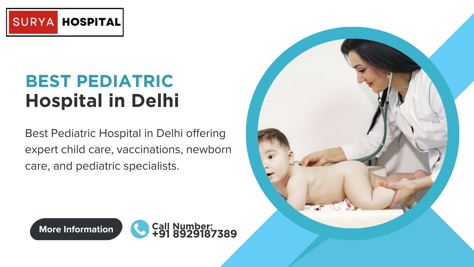 Best Pediatric Hospital in Delhi with 24x7 Care